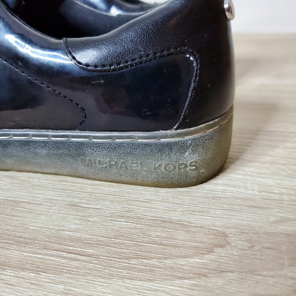 Michael Kors Black Craig Patent Leather Sneaker - Picture 8 of 10